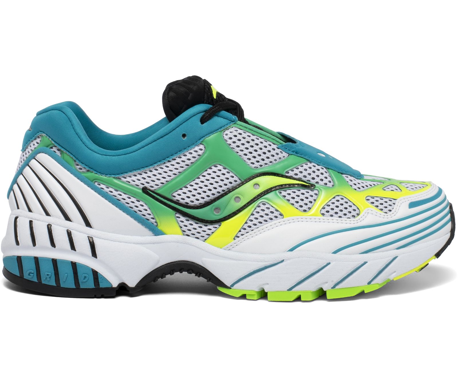 Originals Saucony Grid Web Mujer Blancos Amarillos Turquesa | México 004RVDW